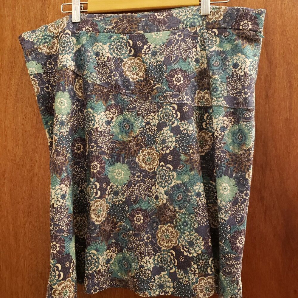 REI Womens Floral Print Skirt Size Extra Large